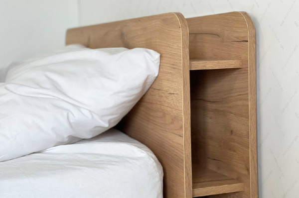 Кровать с основанием "Юниор" 90х200 см дуб крафт золотой