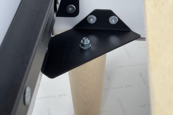 Кровать с основанием Лео 120х200 см топаз (велюр)/галька (велюр)