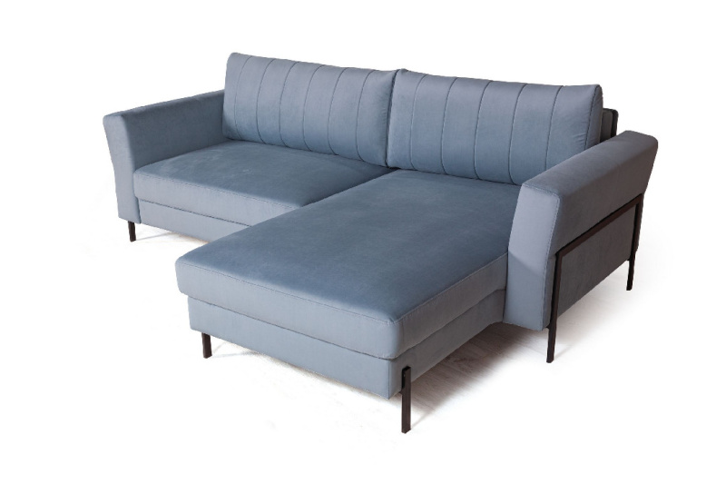 Фиджи диван-кровать с шезлонгом, велюр