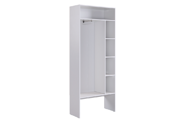 Прихожая "Мебельсон К6" (1200х350х1950) дуб крафт золотой/белое дерево