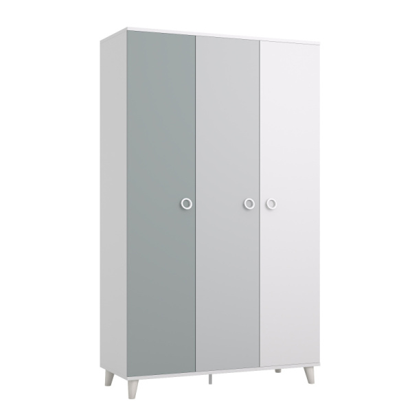 Шкаф трехстворчатый SMARTY WHITE