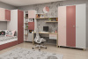 Шкаф угловой SMARTY PINK