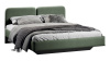 Кровать «Флори» Тип 1 (1600) Велюр Ultra Olive