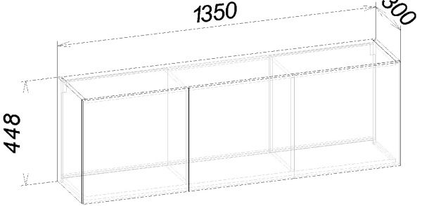 Шкаф навесной 3 ENNI