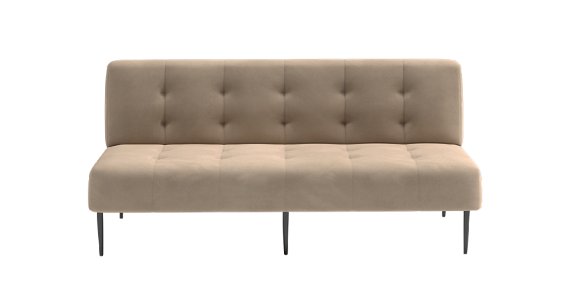 Монако диван-кровать прямой трехместный, без подлокотников, бархат 05