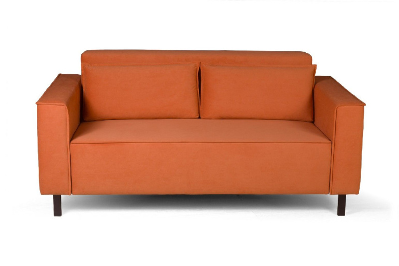 КЛАБ диван-кровать прямой, велюр Frost fox