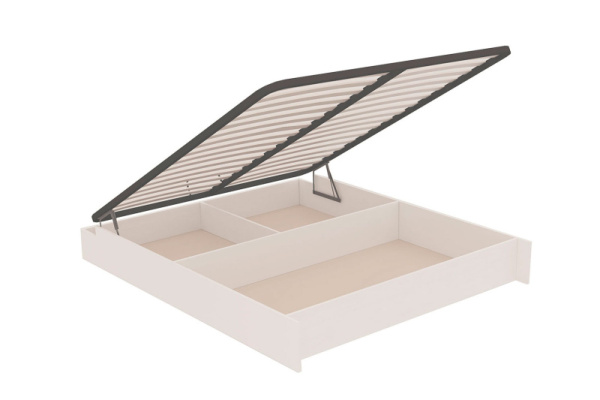Основание кровати с бельевым ящиком БИЗ27б Белый