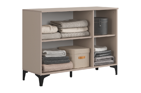 Рич Комод 3 кашемир/фрапучино матовый/черный