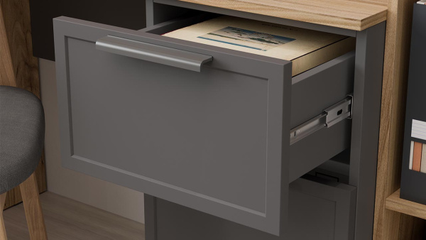 Набор детской мебели «Стелла» стандартный Серый вулкан, Фон Серый, Яблоня Беллуно