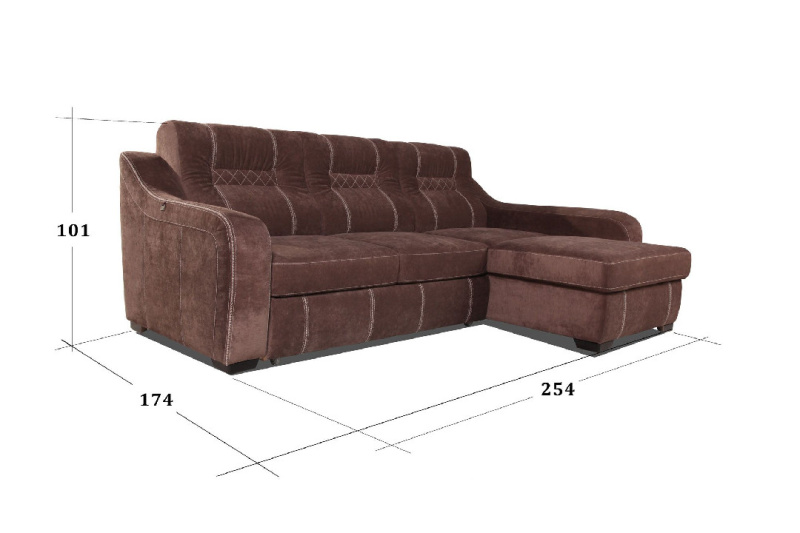 Мальта диван-кровать с шезлонгом