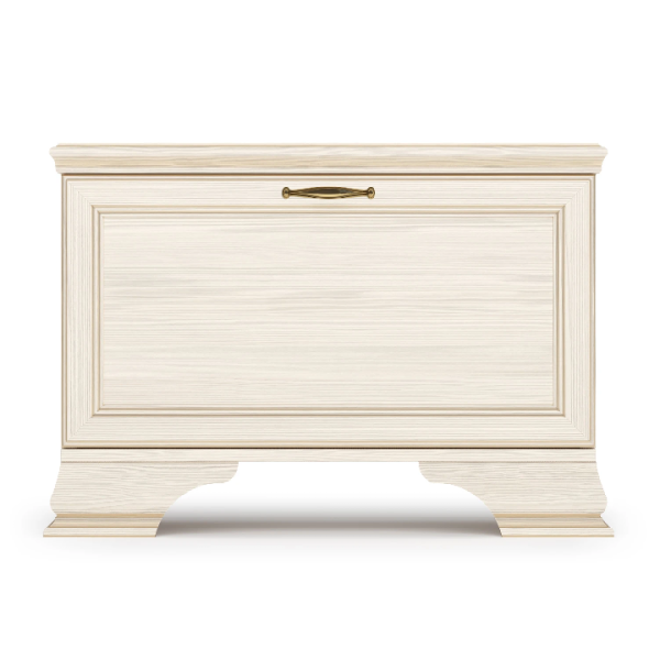 Тумба под обувь 600 Сиена бодега белый (патина «золото»)
