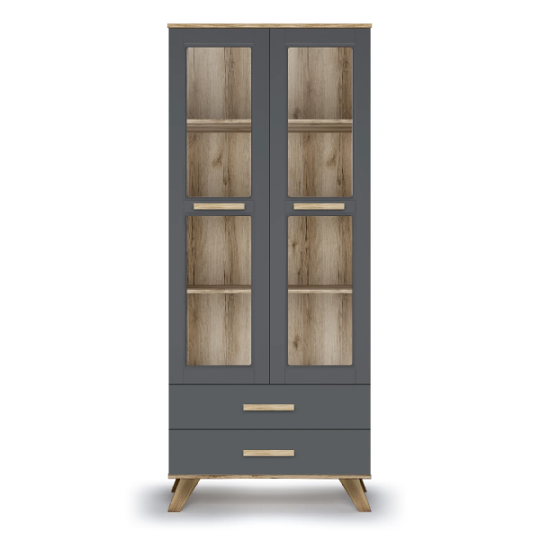 Шкаф-витрина 800 Вега Скандинавия Силк флай