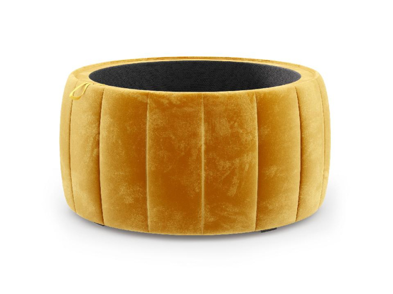 Хьюго Пуф большой (Горчичный, ткань PHUKET 1038)