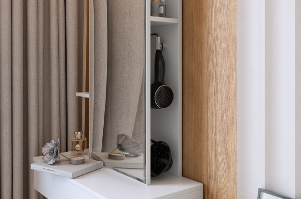 Трюмо Мария белое дерево