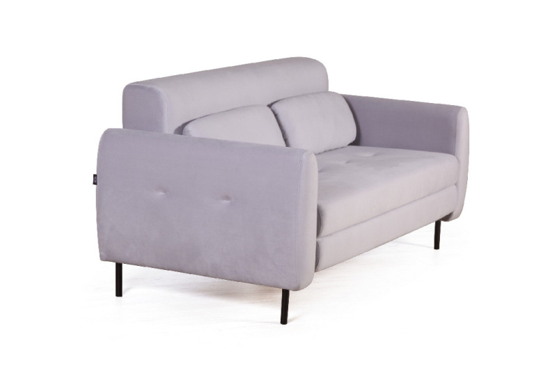 Сиена диван-кровать прямой с подлокотниками, бархат 04