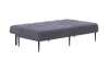 Монако диван-кровать прямой трехместный, без подлокотников, бархат серый 27