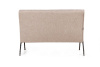 Энди диван двухместный с деревянными подлокотниками, шенилл Shantal beige