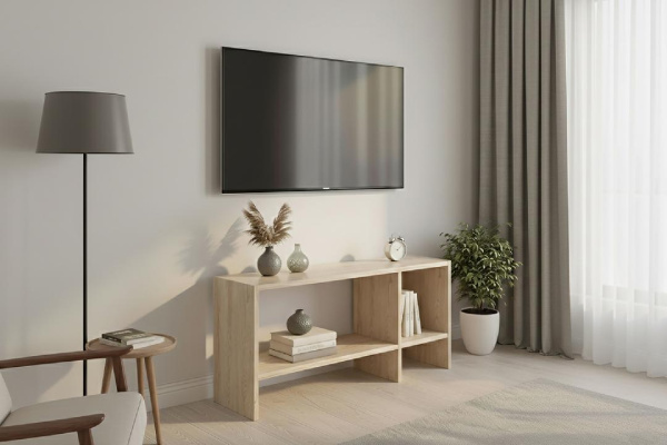 Тумба под телевизор 90х30х40 см напольная Теви