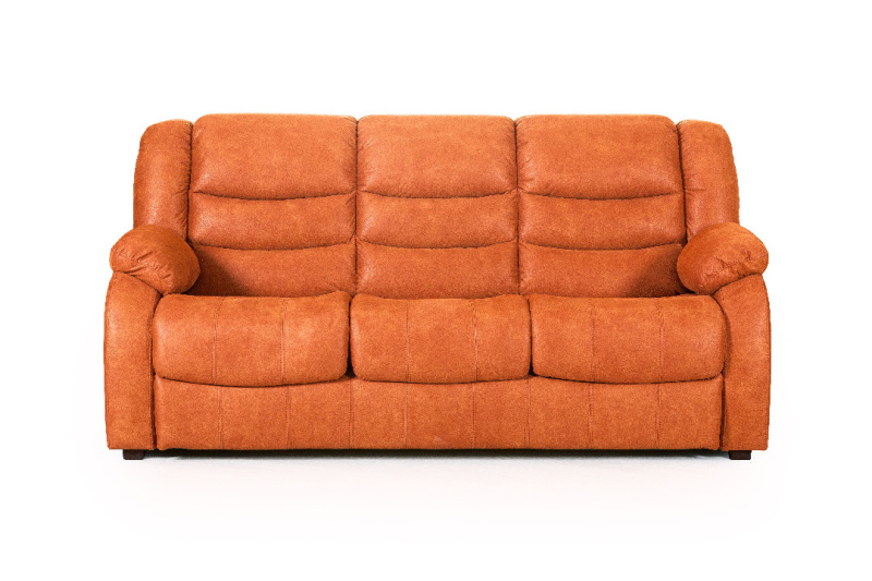 Ридберг диван-кровать прямой замша рыжий