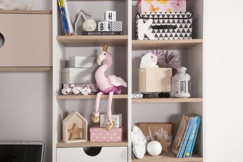 Шкаф книжный BARNEY PINK