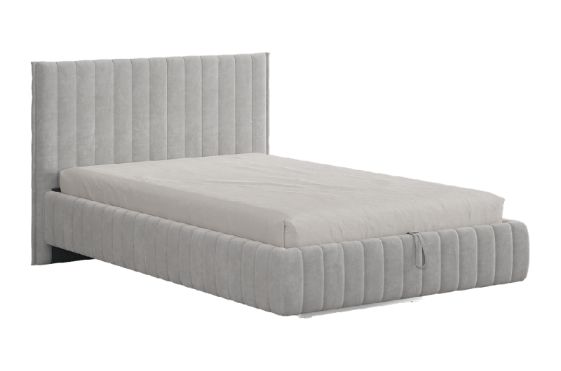 Каркас кровати Твикс 120х200 см галька (велюр)