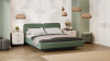 Кровать «Флори» Тип 1 (1600) Велюр Ultra Olive