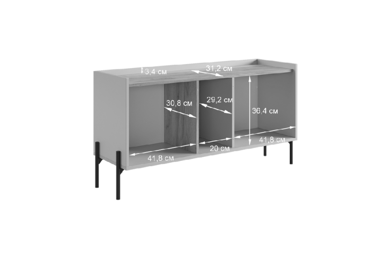 Гостиная "Доминика К2" (2380х350х920) кашемир/дуб крафт золотой