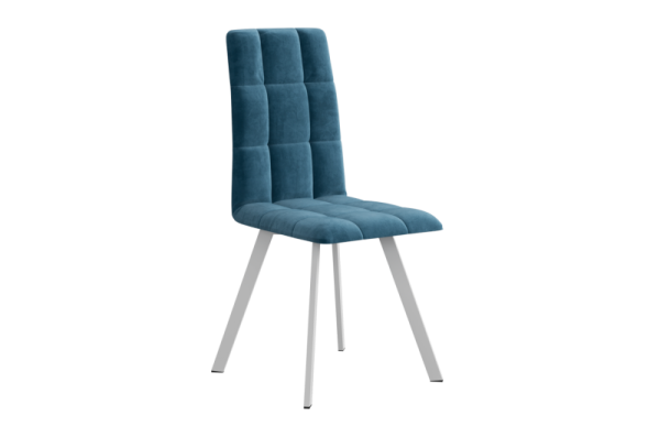 Стул Турин 2 Т2 индиго (велюр)/белый
