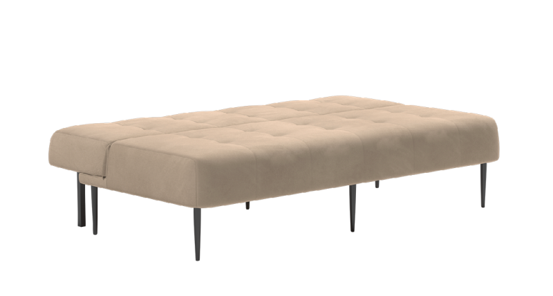 Монако диван-кровать прямой трехместный, без подлокотников, бархат 05