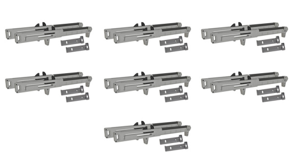 Набор из 7-ми доводчиков Металл