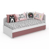 Кровать односпальная с ящиком SMARTY PINK