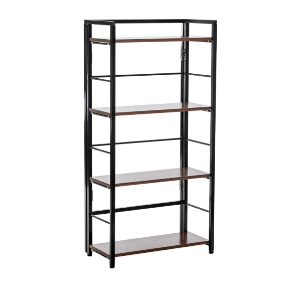 Стеллаж раскладной Leset Пако 1200 Чёрный Орех донской