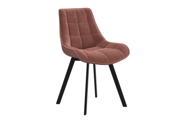 Стул Монти Т2 вереск (велюр)/черный