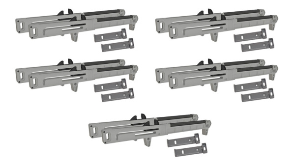 Набор из 5-ти доводчиков Металл