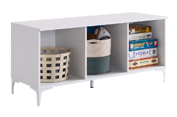 Зефир Тумба 115.01 белое дерево/белый (эмаль)