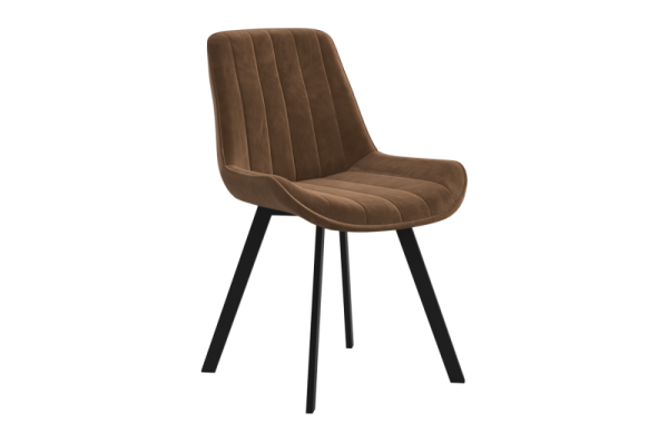 Стул Лари Т2 беж (велюр)/черный