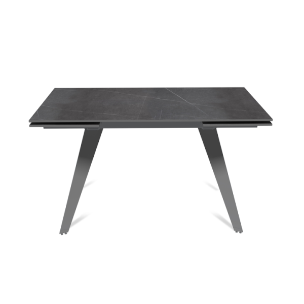 Стол раскладной Рейн (140+40+40), керамика матовая Armani Grey