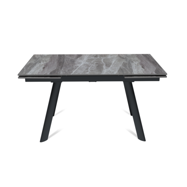 Стол раскладной Stone (140+40+40), керамика глянцевая Italian Light Grey