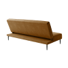Эсте диван-кровать трехместный, прямой, без подлокотников, велюр коричневый Velutto 23