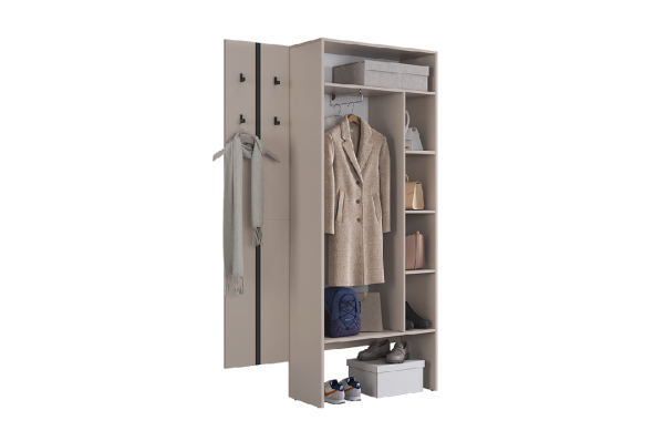 Прихожая "Мебельсон К27" (1200х350х1950) кашемир