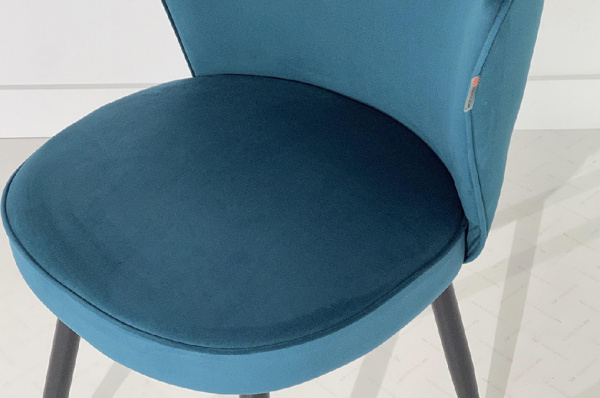 Стул Ричард зеленый (велюр)/белый