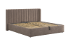 Кровать с подъемным механизмом Ева 180х200 см латте (велюр)