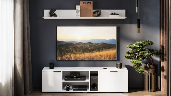 Набор мебели для гостиной «Агата» №1 Белый