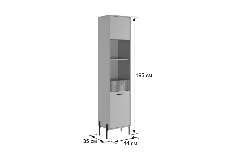 Гостиная "Доминика К3" (2620х350х1950) кашемир/дуб крафт золотой