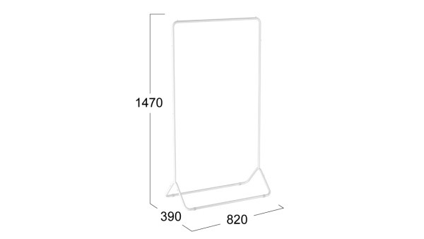 Вешалка Радуга 3 Белый