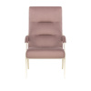 Кресло Leset Дэми Слоновая кость Велутто 11 (сиреневый)
