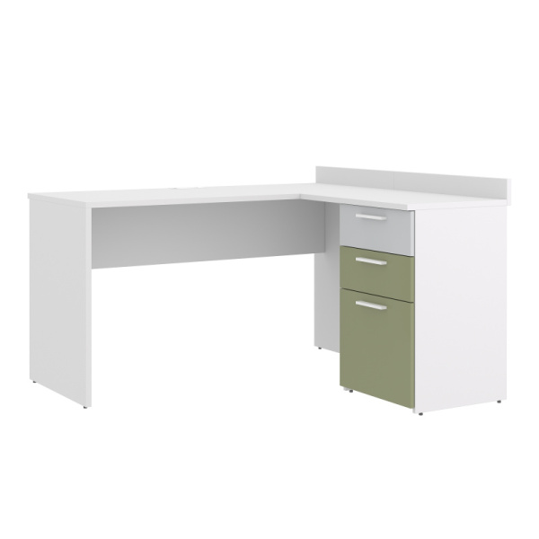 Стол прямой 1400 с угловым модулем FLORA