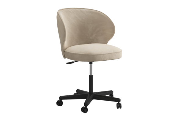 Стул Гудвин Т3 пломбир (велюр)/черный