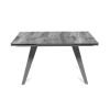 Стол раскладной Рейн (140+40+40), керамика глянцевая Italian Light Grey