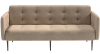 Монако диван-кровать прямой с подлокотниками, трехместный, бархат бежевый 5